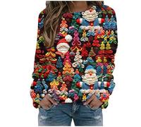 Yinguo ugly christmas jumpers,women's thick sweater zipped hoodies for women uk duplex print jumper sweaters for women uk letter printf plus size jumpers for women 22-24 christmas pet sweaters