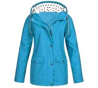 Yinguo waterproof jackets women, womens denim jackets, women rain jacket, womens ski jacket, women's coats, ladies trench coat, waterproof rain poncho, ladies summer coats, clear raincoat