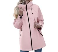 Yinguo wind breaker, rain poncho adult waterproof, black trench coat women, womens parka coat waterproof, wax jacket, water proof jackets for women uk, ladies lightweight padded jackets