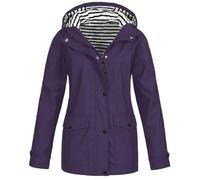 Yinguo Wind Breaker, Womens Quilted Jackets, Black Raincoat, Lightweight Padded Jacket Womens, Spring Jackets for Women UK, Cotton Jacket, Raincoat in a Bag, Festival Coat, Long Coat for Women