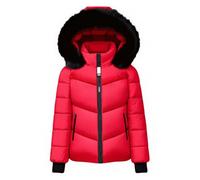 Yinguo Winter Jackets for Women UK Quilted Down Mid-lenght Puffer Coats Ladies Lightweight Waterproof Jacket with Hood Plus Size Slim Trench Coat Warm Outwear