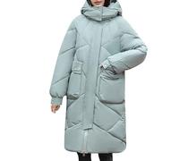 Yinguo women's jackets,long fur coat christmas jumpers for women trench coats for women uk warm cotton waist warmer women's velvet long coats girls puffer jacket women warm jackets