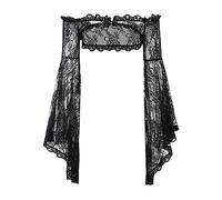 YINGWIN Goth Long Sleeves Smock Vintage Black Lace One Shoulder Grudge Aesthetic Overall Y2K Luxury Coquette Party Sexy Crop Top