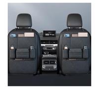 YINGWOQI Car Seat Back Organizer For Haval Divine Beast 2021, Premium Flannel Storage Organizer with Tissue Pocket, 2 Cup Holders & Multi Pockets(Quality black,Two Storage)