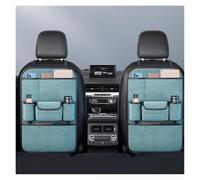 YINGWOQI Car Seat Back Organizer For Haval Divine Beast 2021, Premium Flannel Storage Organizer with Tissue Pocket, 2 Cup Holders & Multi Pockets(Luxury Brown,Two Storage)