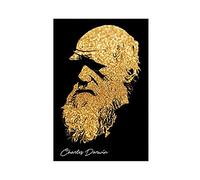 YINGXI Charles Darwin Poster Portrait Art Canvas Wall Art Decor Print Picture Paintings for Living Room Bedroom Decoration Unframe:12x18inch(30x45cm)