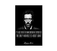 YINGXI House M.D. Poster Dr. Gregory House TV Series Movie Quotes 0 Canvas Wall Bedroom Decor Picture Sports Landscape Offices Room Decor Gift Unframe:20x30inch(50x75cm)