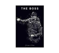 YINGXI Jurgen Klopp Poster Soccer Football Art Canvas Wall Bedroom Decor Picture Sports Landscape Offices Room Decor Gift Unframe:12×18inch(30×45cm)