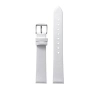 yingyingjia Ultra-thin Calf Leather Watch Band 10mm 12mm 14mm 16mm Bracelet Soft Calfskin Strap Watchband Wristbelt(White,14mm)
