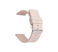 YingYou 12mm 14mm 16mm 18mm 20mm 22mm 24mm Silicone Strap Compatible With Omega Soft Rubber Band Candy Color Men Women Replace Bracelet Accessories(Light pink,SILVER BUCKLE_16MM)