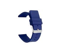 YingYou 12mm 14mm 16mm 18mm 20mm 22mm 24mm Silicone Strap Compatible With Omega Soft Rubber Band Candy Color Men Women Replace Bracelet Accessories(Blue,BLACK BUCKLE_24MM)