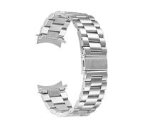 YingYou No Gap Gear S3 Frontier Band Compatible With Samsung Galaxy Watch 46mm Strap Solid Stainless Steel Business Gear S3 Classic Bracelet(Silver,Gear S3 Frontier)