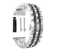 YingYou Stainless Steel Wristband Compatible With Galaxy Watch 3 LTE 41mm 45mm Strap Bracelet For Gear Sport/S2 S3 42mm 46mm 20mm 22mm Bands(Silver,22mm)