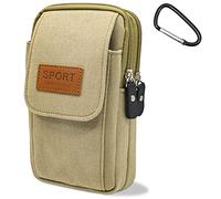 YINHEXI Fanny Pack Phone Holster Bag Molle Waist Pouches, Small Tactical Duty Belt Backpack Pouch, Cell Phone Pouch Carrying Case Card Holder for Men and Women(Khaki-01)