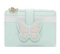 YINHEXI RFID Women Wallet, Small Slim PU Leather Bifold Wallet with Zipper Coin Pocket & ID Window, for Ladies, Teens, and Girls, Mint Green-2, Simple