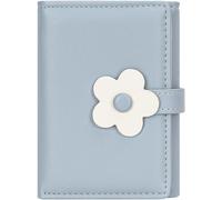 YINHEXI Wallet for Women Card Holder Small RFID Blocking Cute Small Leather Wallet Purse for Women Girls Small Mini Purse, baby blue, twee