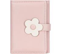 YINHEXI Wallet Women, RFID Blocking Small Compact Trifold PU Leather Card Holder Pocket Wallet Ladies Mini Purse, Baby Pink, Twee