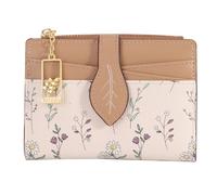 YINHEXI Women’s Wallet, Compact and Small RFID Blocking Bifold PU Leather Card Holder, Mini Purse with Coin Pocket for Ladies, Girls, Leaf Khaki, Minimalist