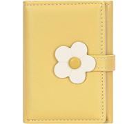 YINHEXI Women's RFID Blocking Wallet - Small, Stylish Bifold Card Holder Purse for Girls, Cream / Yellow, twee