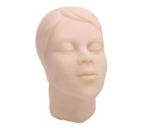Yinhing 1:1 Mannequin Face Model Student Esthetician Silicone Head Model for Micro Plastic Teaching Injection Training