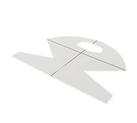 Yinhing 10 Inch Bowl Cozy Template Transparent Acrylic Basket Bag Template for DIY Sewing Projects Easy to Ideal for Quilted Coasters Baskets