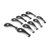 Yinhing 10 Pcs Neoprene Covers Set Protector Zipper Design Protective Covers for Lovers (Gray)