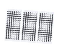 Yinhing 10 Sheets Of 3D Scanning Markers Dots Stickers for Accurate Tracking Reference Points ID 3mm And OD 6mm Ideal for 3D Printing Modeling And Measurement Applications