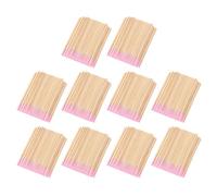 Yinhing 1000pcs Pointed Cotton Swabs Tip Cotton Swabs with Wooden Sticks for Eyebrow Tattoo Beauty Makeup Nail Clean
