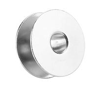 Yinhing 100pcs Metal Sewing Bobbins for Industrial Sewing Machines and Wear Bobbin Spools with Winder Slot for Easy Rewind (Iron 2)