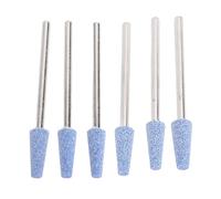 Yinhing 100Pcs Nail Drill Bits Quartz Nail Polishing Heads Professional Portable File Bits Set for Technicians and DIY Enthusiasts Includes Various Shapes and Grits for Optimal P