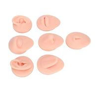Yinhing 108 Pcs Body Septum Piercing Kit 300 Pie Body Piercing Practice Model Kit 3D Silicone Ear Eye Nose Mouth Tongue Belly for Beginners Skin Simulation Teaching Tool (Light Skin)