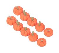 Yinhing 10pcs 12 Dollhouse Miniature Pumpkins Clay Decorations for Halloween Thanksgiving for Dollhouse Display and Fall Themes