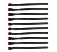Yinhing 10Pcs Flat Eyeliner Brush Set Professional Thin Soft Hair Brow Liner Brushes for Eye Makeup Application Essential Beauty Tool for Expert Makeup Artists and Beginners