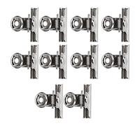 Yinhing 10pcs Nail Extension Clips, Metal Nail Art Tool with Comfortable Fit, Reusable Fiberglass Fixation Clips for Salon Home Manicureclips for nails, kit de clips para unhas,