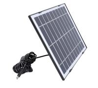 Yinhing 10W Solar Panel for Security Camera High Efficiency IP65 Monocrystalline Solar Panel with Bracket Compatible with Outdoor Cameras Emergency Lights Low Power Devices