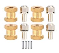 Yinhing 12Mm/15Mm/17Mm Brass Combiner Accessory for SCX10 90046 90047/10 Scale RC Crawler Car Engineering for Enhanced Performance and Durability Ideal Upgrade for Your RC Ad (15mm)
