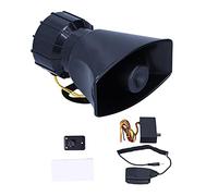 Yinhing 12V 100W Car Horn Megaphone Siren, 125DB 5-Sound Emergency