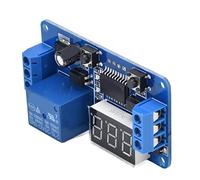 Yinhing 12V Time Control Switch Intermittent Infinite MCU Cycle Timing Relay Module with LED Digital Display Programmable Timer Au Tomation Solution for Home and Industrial Use