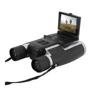 Yinhing 12x32 Binoculars with Camera 2.4 Inch Color Display 2.5K 48MP Video Photo Recorder 8X Digital Zoom Compact Shockproof for Bird Watching Travel Outdoor Adventures
