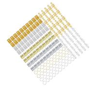 Yinhing 160pcs Dreadlock Hair Rings Braid Hair Cuffs Hollow Clips for All Hairstyles with Diverse Styles Easy to Use Flexible for Any Occasion