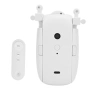 Yinhing 1668 5 Electric Curtain Motor with Remote Control for Home Quiet Type C Charging Automatic Opener for Roman Rod and T/U Rail Curtains