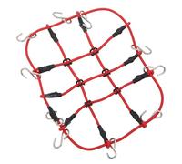 Yinhing /18 RC Crawler Car Luggage Net for TRX4M SCX24 High Simulation Remote Control Car Accessories Nylon Material Easy to Replace Red (Red)