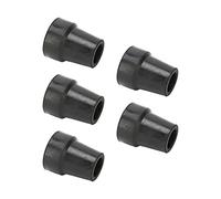 Yinhing 19mm Rubber Crutch Tips Non Slip Cane Tip | 5pcs rubber cane tips tire texture grip fits 0.7in standard walking sticks metal gasket insert quiet floor