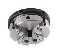 Yinhing 2.5in 4 Jaw Self Centering Lathe Chuck Reversible Steel Chuck with 2 Levers for Woodworking Metalworking High Clamping Tool for Industrial Use