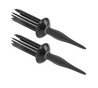 Yinhing 2 Pcs Curling Roll Comb Set Rolling Comb With 17 Rounded Teeth and Pointed Tail for Effortless Hair Styling and Volume Boosting