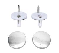 Yinhing 2 Pcs Toilet Seat Hinge Fixings Stainless Steel Toilet Seat Hinge Bolts Screws Kit for Wall Mounted or Rear Mounted Toilets with Top System