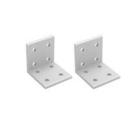 Yinhing 2040 L Shape Connector Corner Angle Bracket for Strong Connections in Aluminum Profiles for Industrial Projects and Applications Enhancing Structural Integrity and Stability (2040)