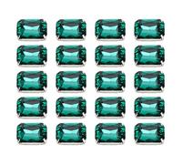 Yinhing 20Pcs DIY Claw for Weddings Retro Fashion Craft Elegant 15 X 18mm Coconut Grey Drop Shaped Glass Claw Gemstones for Clothing Accessories and Home Decor (#8)