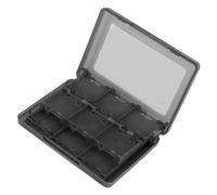 Yinhing 28 in Game Card Case Holder PP Storage Box for 3DS/DSL/DSI/LL Organizes 22 Game Cartridges 2 SD TF Cards and 2 Styluses Portable Design (Black)