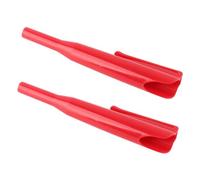 Yinhing 2Pcs Carpenter Pencil Covers with Nose for Deep Hole Woodworking Marker Clips Ideal for Marking On Wood and Other Surfaces Professional Quality Color (Red) 2.8mm Carpenter p